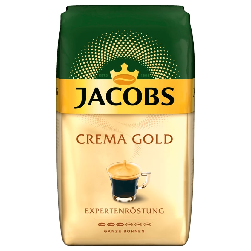 Jacobs Kaffeebohnen Expertenröstung Crema, 1kg